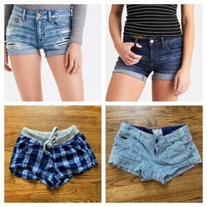 American Eagle Aerie Shorts Bundle 0-4